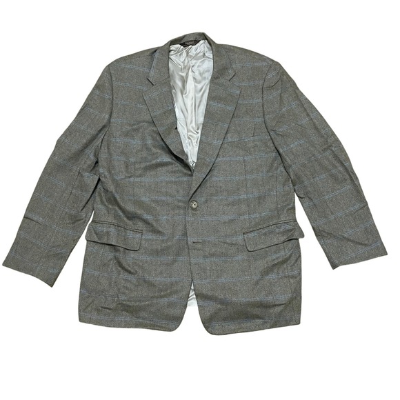 Paul Stuart Men´s 48 Tall/Long Herringbone Plaid...
